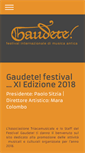 Mobile Screenshot of gaudetefestival.com